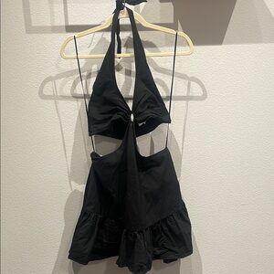 Peixoto Ariel Cotton Blend O-Ring Minidress Size Large